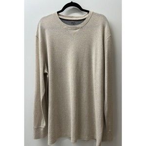 FALLS CREEK Men’s Beige Pullover Long Sleeved Shirt Size XXL